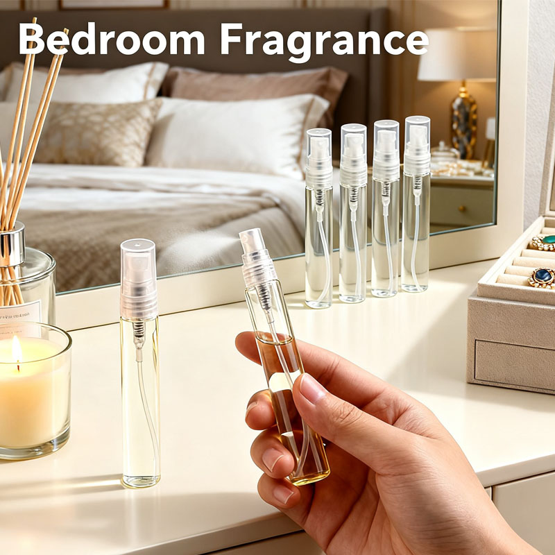 Perfume Fine Fragrance - 50 sztuk pustych przezroczystych mini szklanych