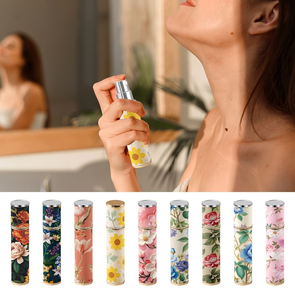 Perfume Fine Fragrance - Butelka na perfumy z ekoskóry PU,