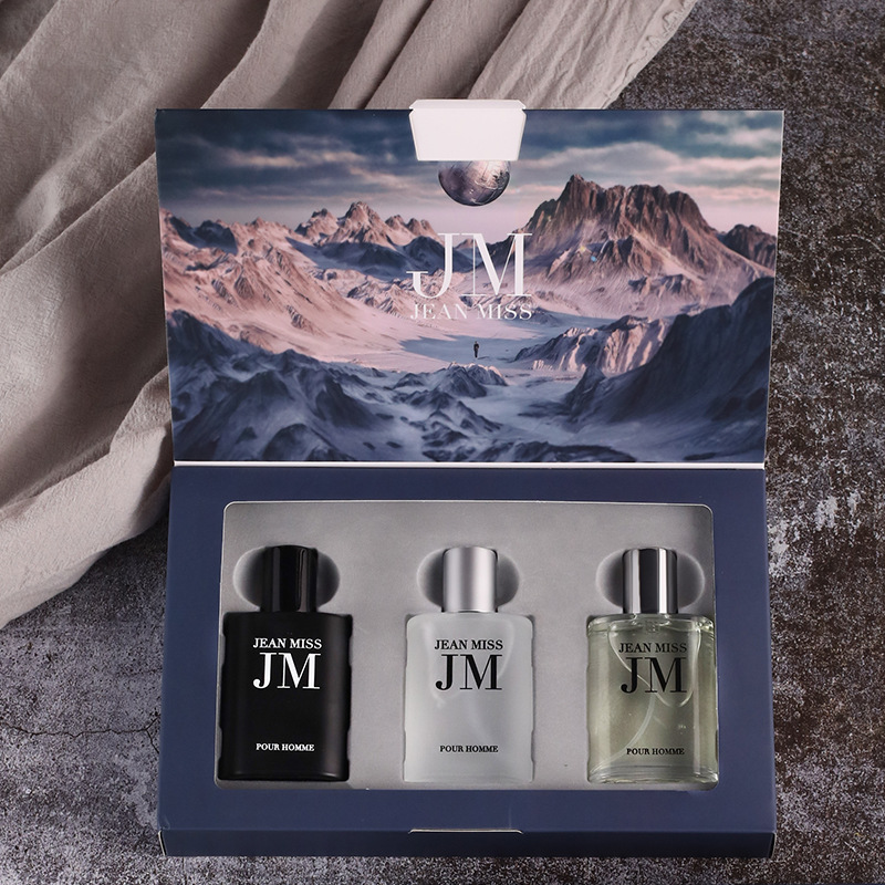 Perfume Fragrance Gift Set - 3-częściowy zestaw prezentowy męskiej wody toaletowej,