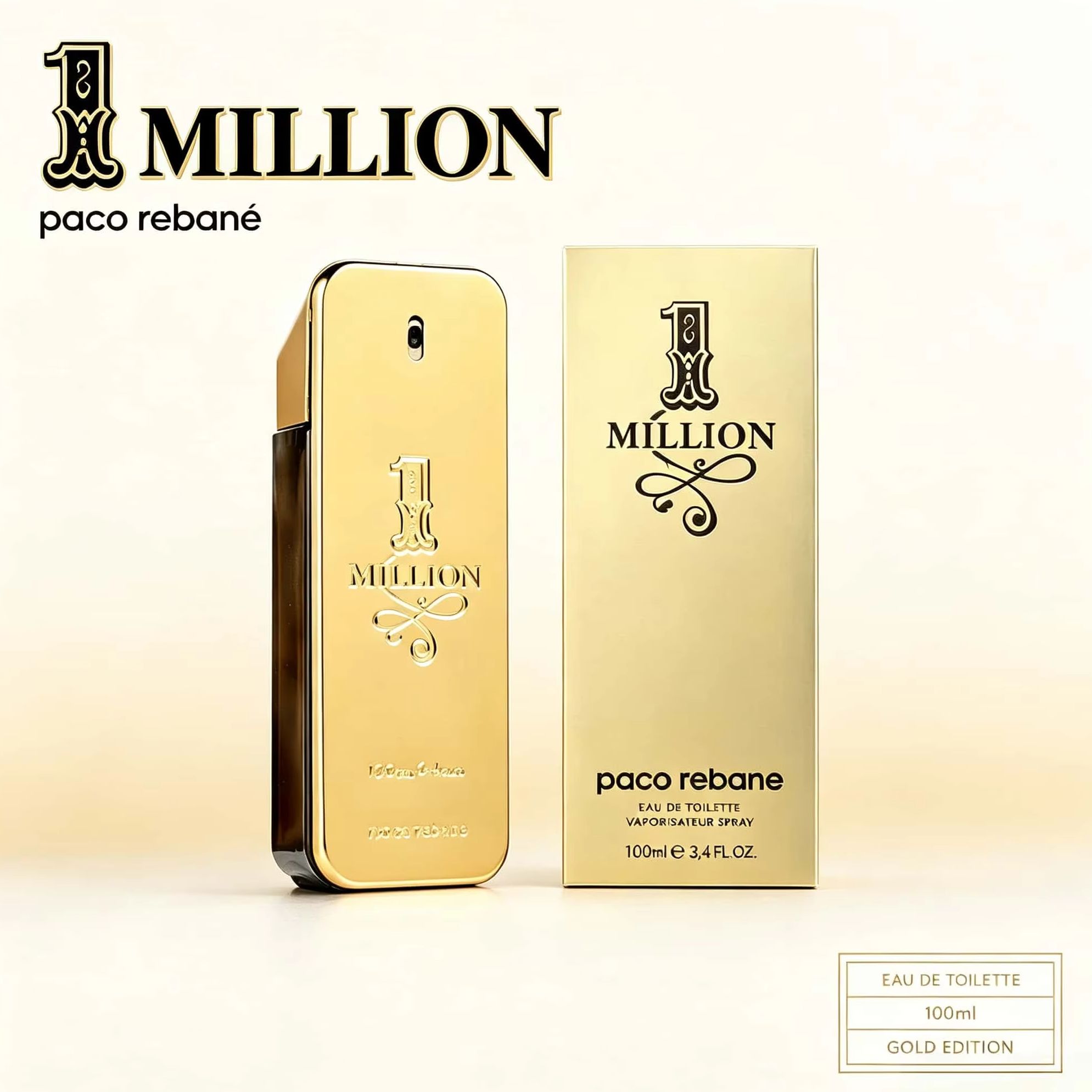 Paco Rabanne 1 Million Eau de  – Fragrance Perfume Box recenzja i cena