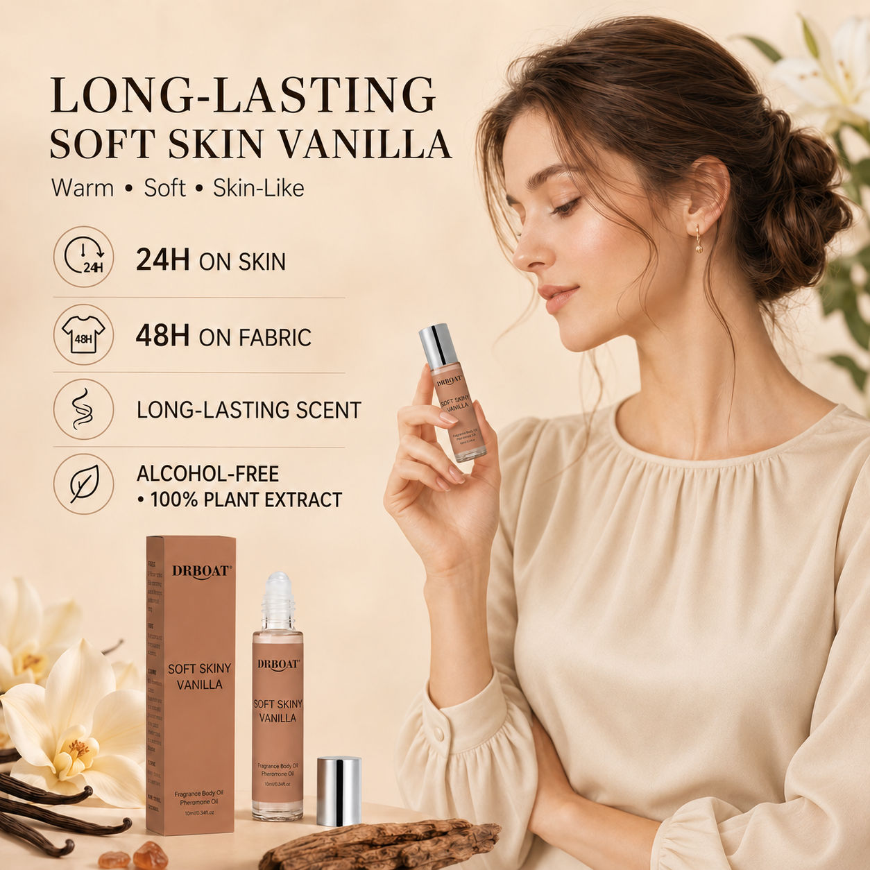Damski olejek zapachowy w form – Perfume Fragrance Vanilla recenzja i cena
