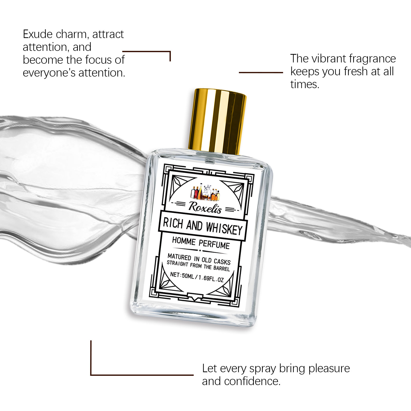 Roxelis 50ml Charm Whisky Perf – Perfume Fragrance Perfume recenzja i cena
