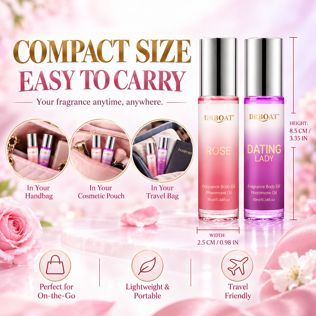 Zestaw 2 sztuk olejków zapacho – Perfume Fragrance Gift Set recenzja i cena